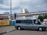 Бесплатный автобус Genser в пункт аренды автомобилей АрендаАвто-клн на ул.Добролюбова